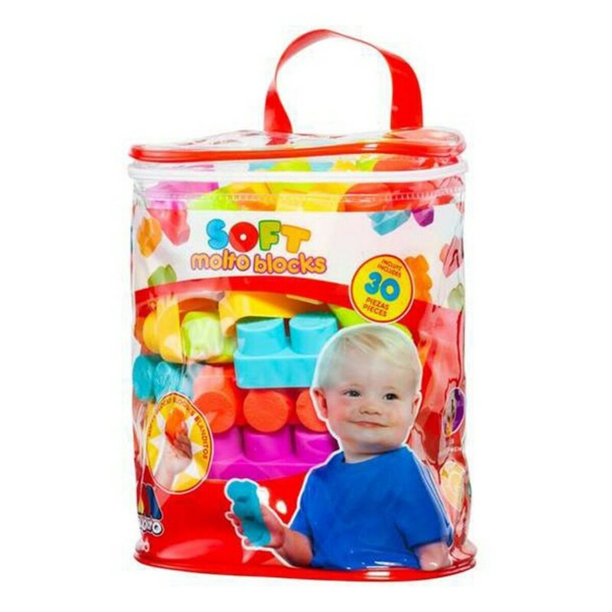 Playset Moltó 21450 30 Piese Plăci de Construcții - Jucarii si jocuri