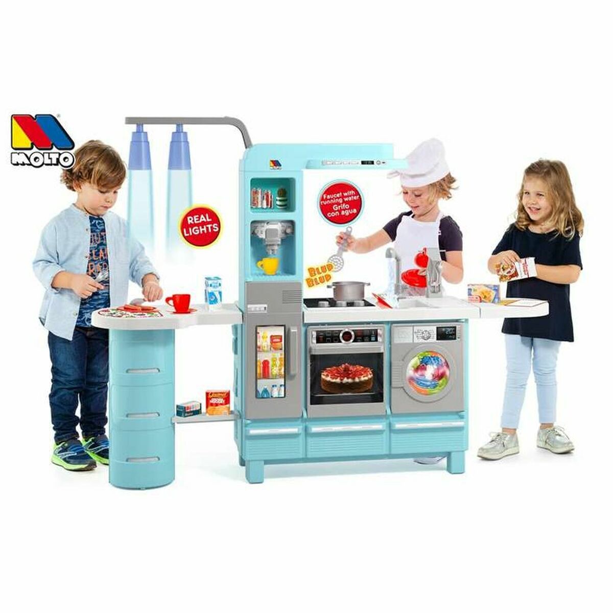 Bucătărie de Jucărie Moltó Gourmet Kitchen Robinet 113 x 15 x 36 cm - Jucarii si jocuri, Imitații de jocuri
