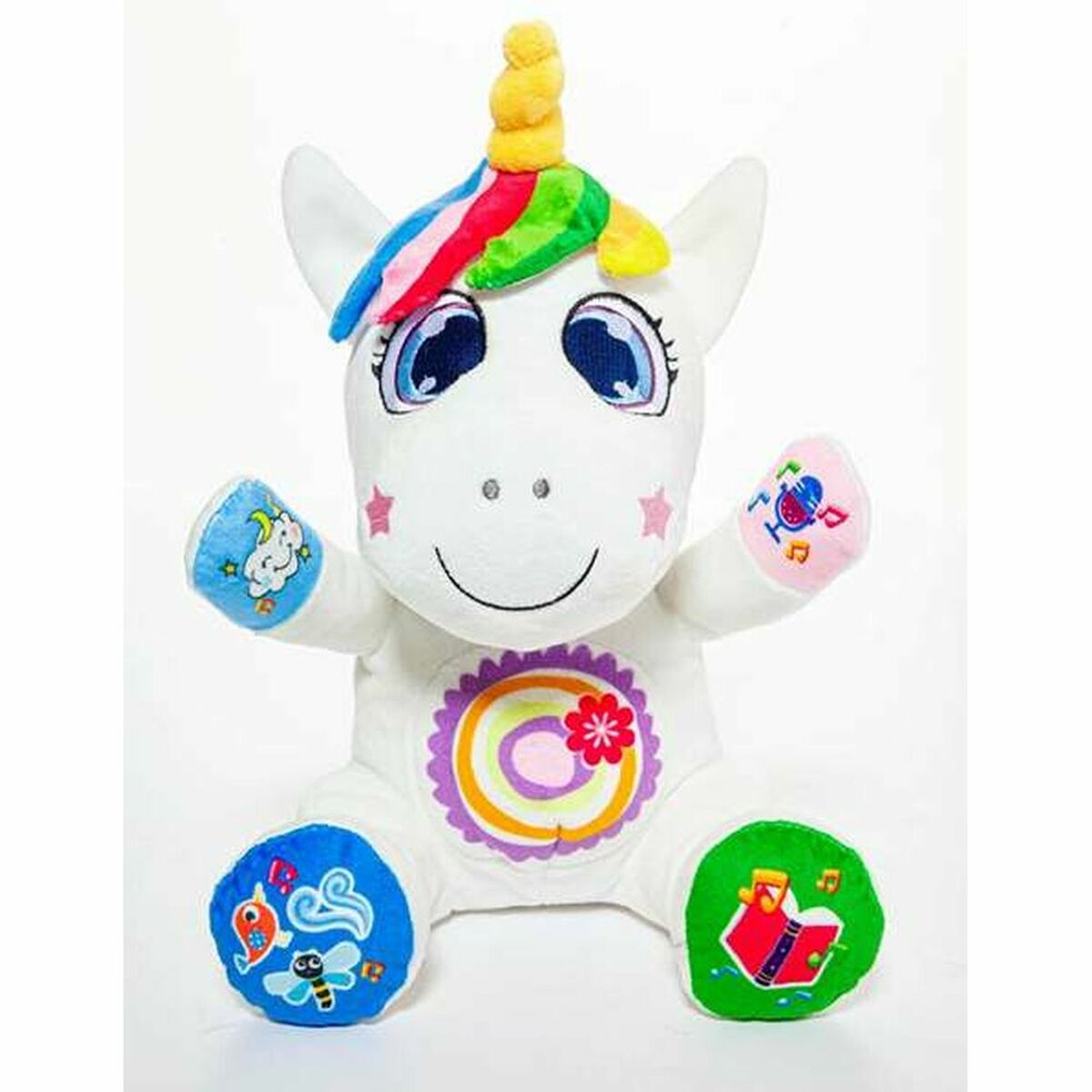Jucărie de Pluș Moltó Unicorn Pânză - Jucarii si jocuri, Jucării de pluș