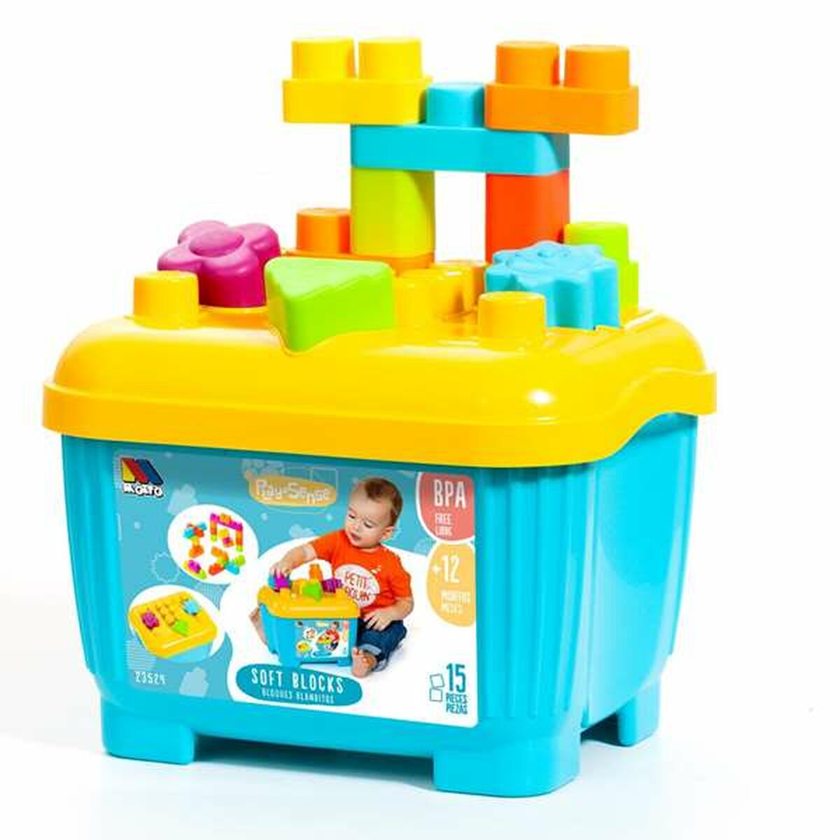 Set de Construcție Moltó Blocks & Puzzles 15 Piese - Jucarii si jocuri