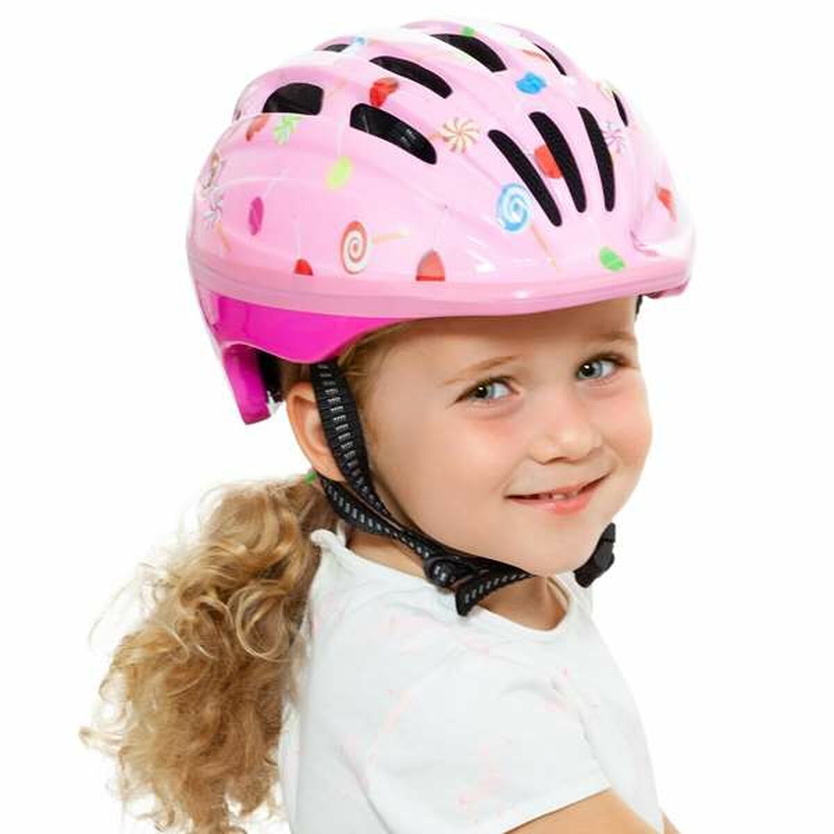 Cască de Ciclism pentru Copii Moltó Roz - Sport și în aer liber, Ciclism