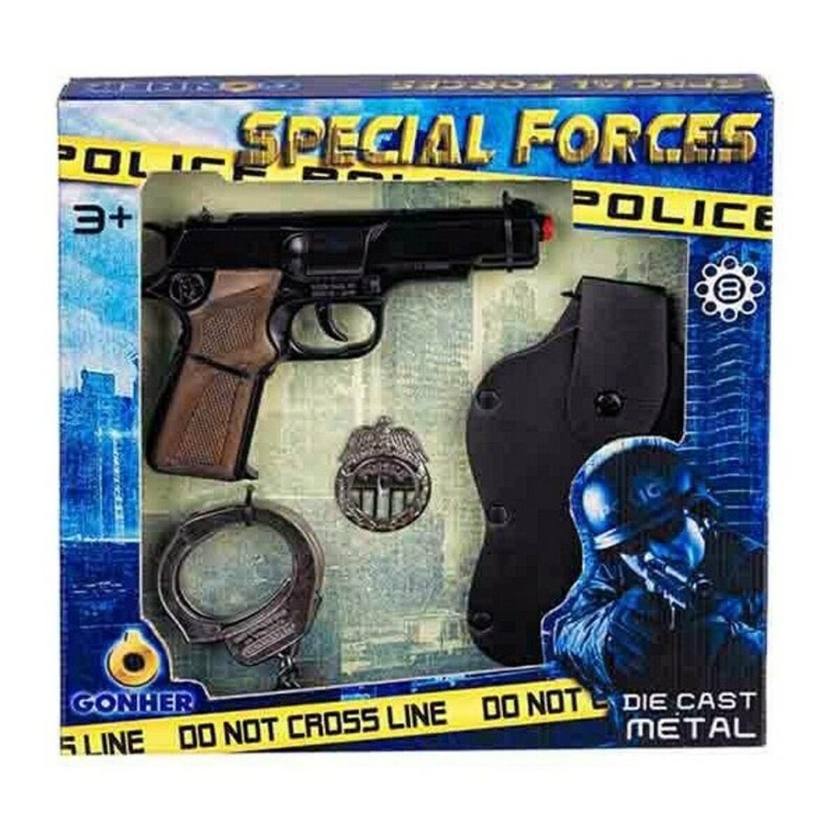 Pistol Police Gonher - Jucarii si jocuri, Costume și accesorii