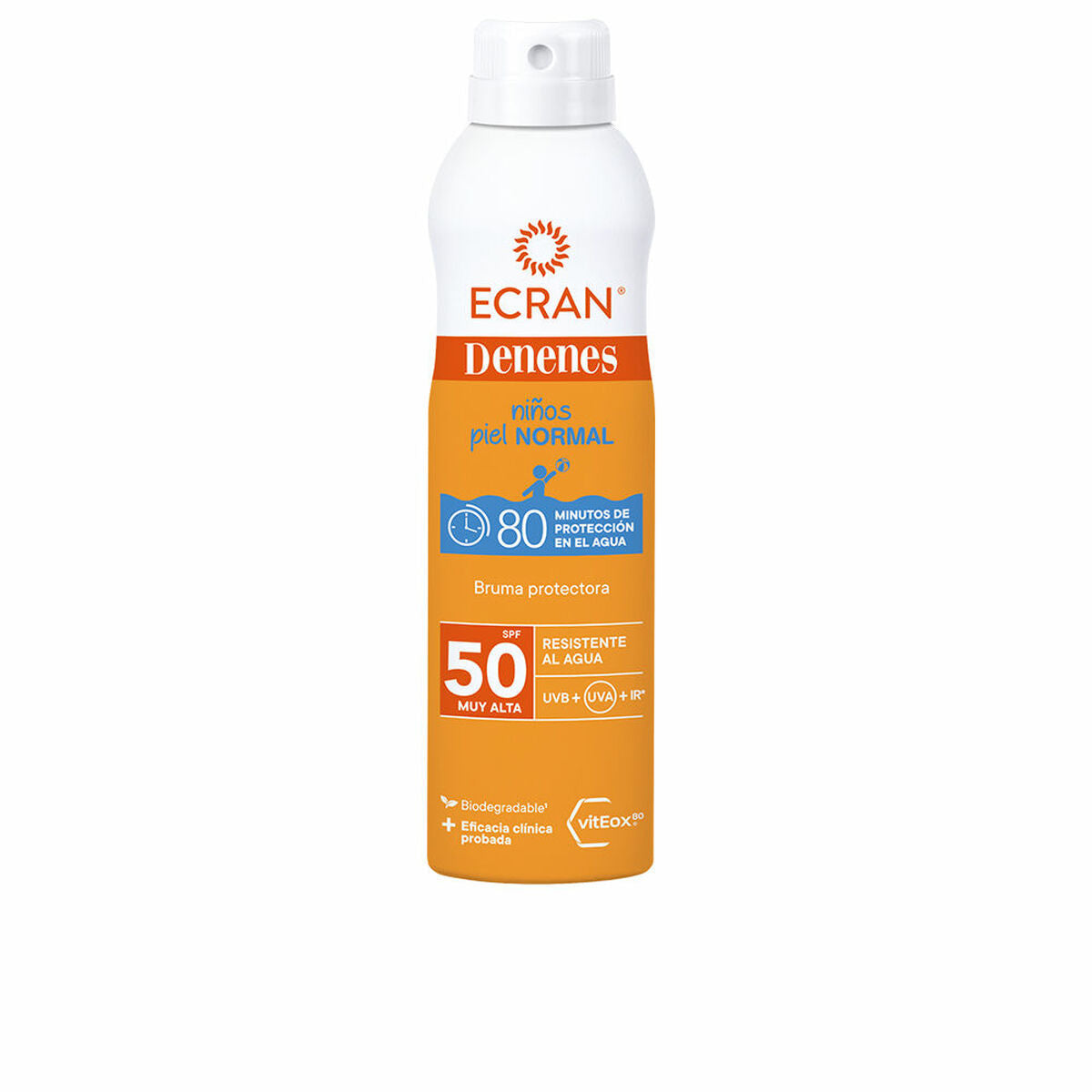 Spray cu protecție solară Ecran Ecran Denenes Infantil SPF 50+ 250 ml - Bebelus, Igienă și îngrijire