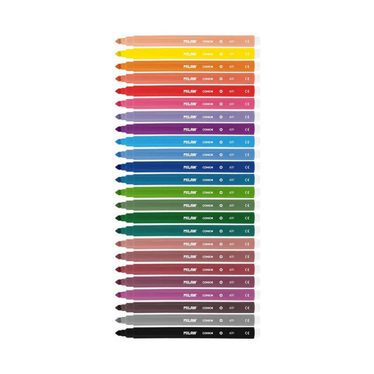Carioci Milan 24 MAXI Multicolor - Birou și papetărie, Pixuri, creioane și articole de scris