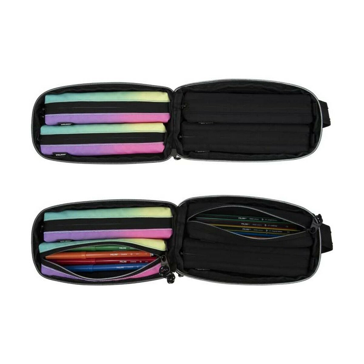 Carcasă Milan Sunset KIT Negru 22,5 x 11,5 x 11 cm - Birou și papetărie, Material școlar și educațional