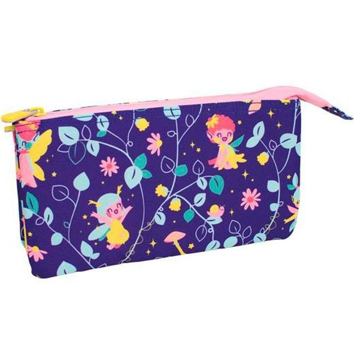 Geantă Universală Milan Fairy Tale 5 compartimente Liliachiu 22 x 12 x 4 cm - Birou și papetărie, Material școlar și educațional