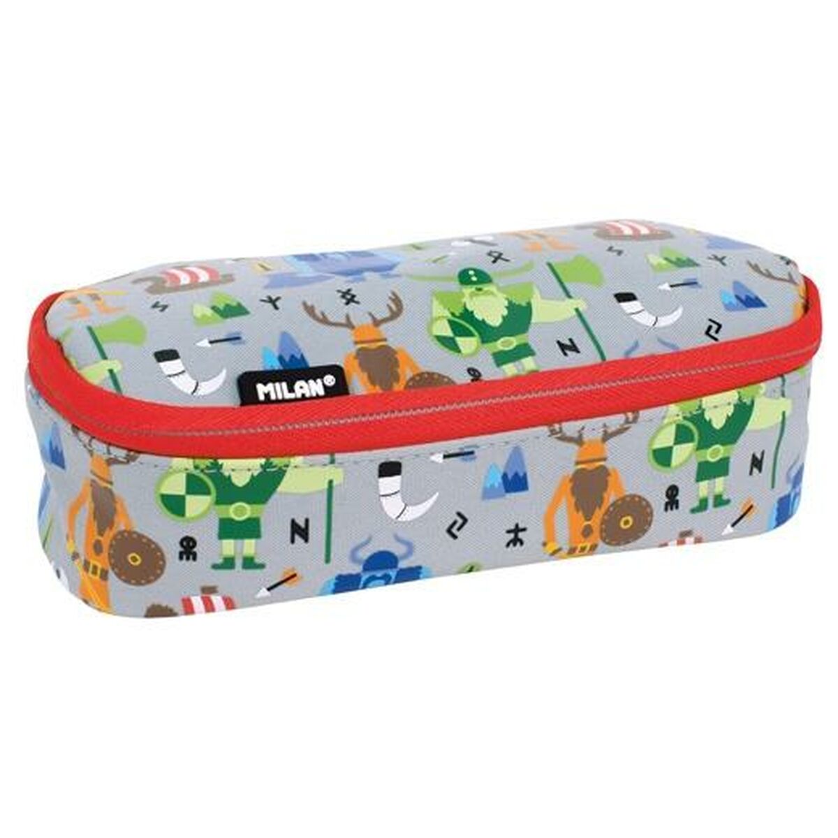 Geantă Universală Milan VIKINGS Gri Multicolor 20,5 x 9 x 5,5 cm - Birou și papetărie, Material școlar și educațional