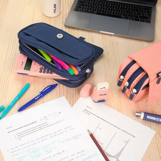 Penar Școlar Milan Serie1918 Albastru 13 x 24 x 10 cm - Birou și papetărie, Material școlar și educațional