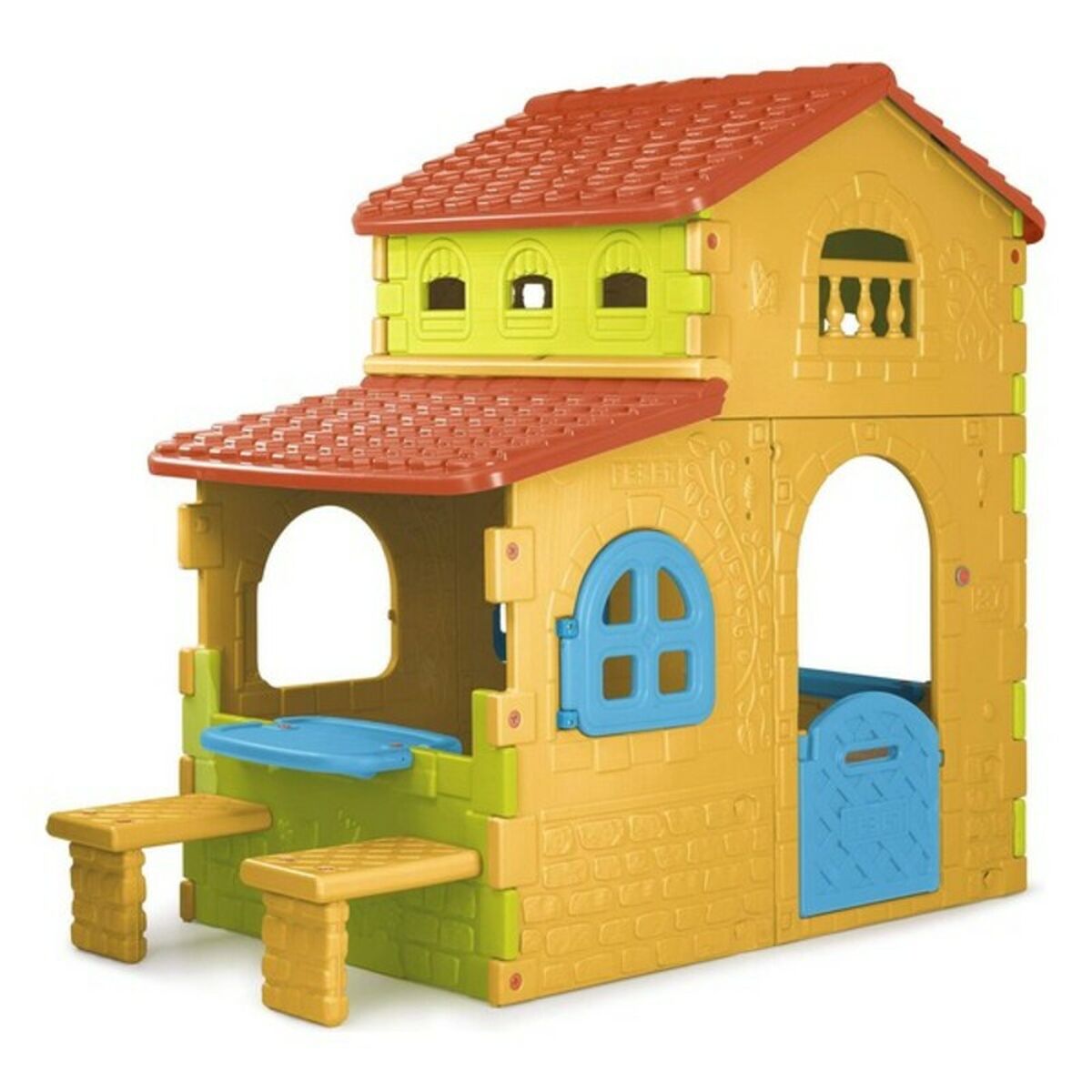 Casă pentru Copii de Joacă Feber Super Villa Feber 180 x 110 x 206 cm (180 x 110 x 206 cm) - Jucarii si jocuri, În aer liber și sport