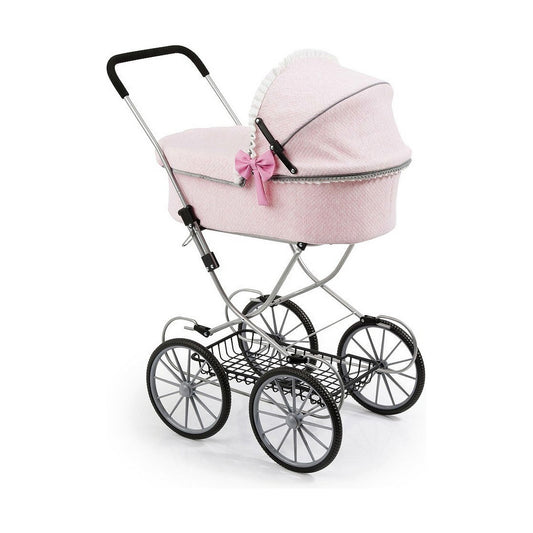 Cărucior pentru Păpuși Reig Dolls Pram Roz 64 cm - Jucarii si jocuri, Păpuși și accesorii