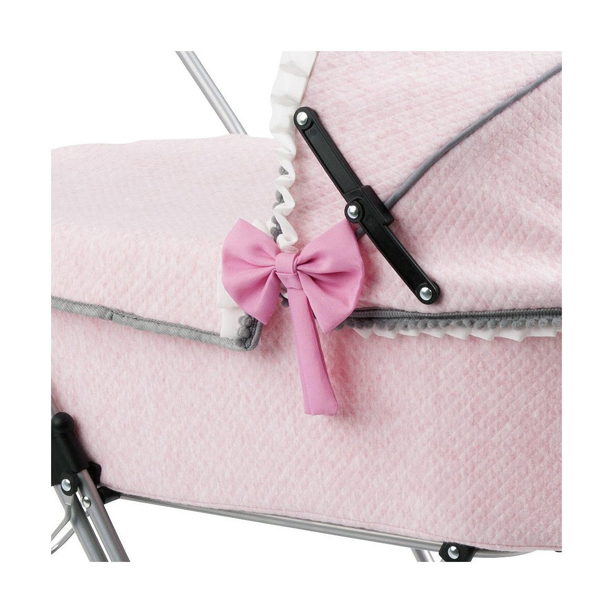Cărucior pentru Păpuși Reig Dolls Pram Roz 64 cm - Jucarii si jocuri, Păpuși și accesorii