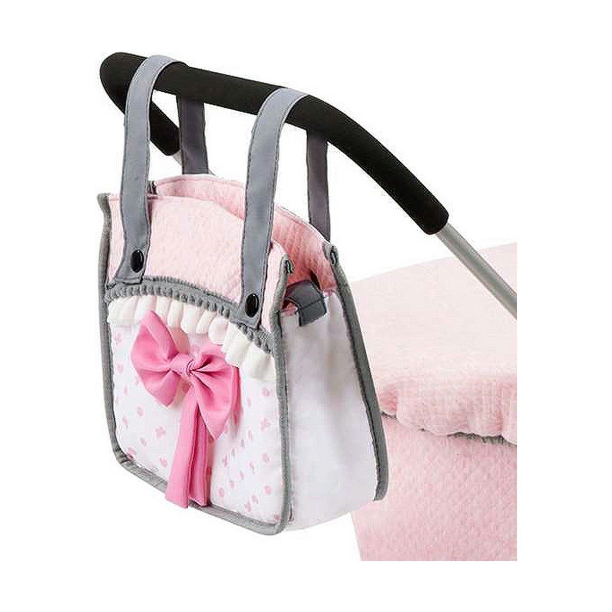Cărucior pentru Păpuși Reig Dolls Pram Roz 64 cm - Jucarii si jocuri, Păpuși și accesorii