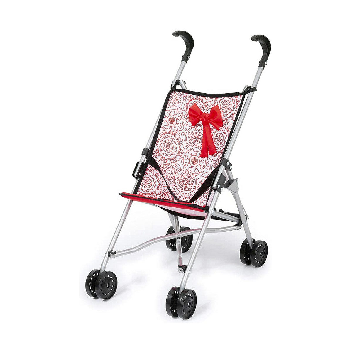 Cărucior pentru Păpuși Reig Umbrelă Alb Roșu Prințesă - Jucarii si jocuri, Păpuși și accesorii