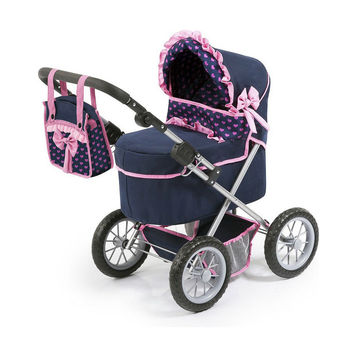 Cărucior pentru Păpuși Reig 45 cm Bleumarin - Jucarii si jocuri, Păpuși și accesorii