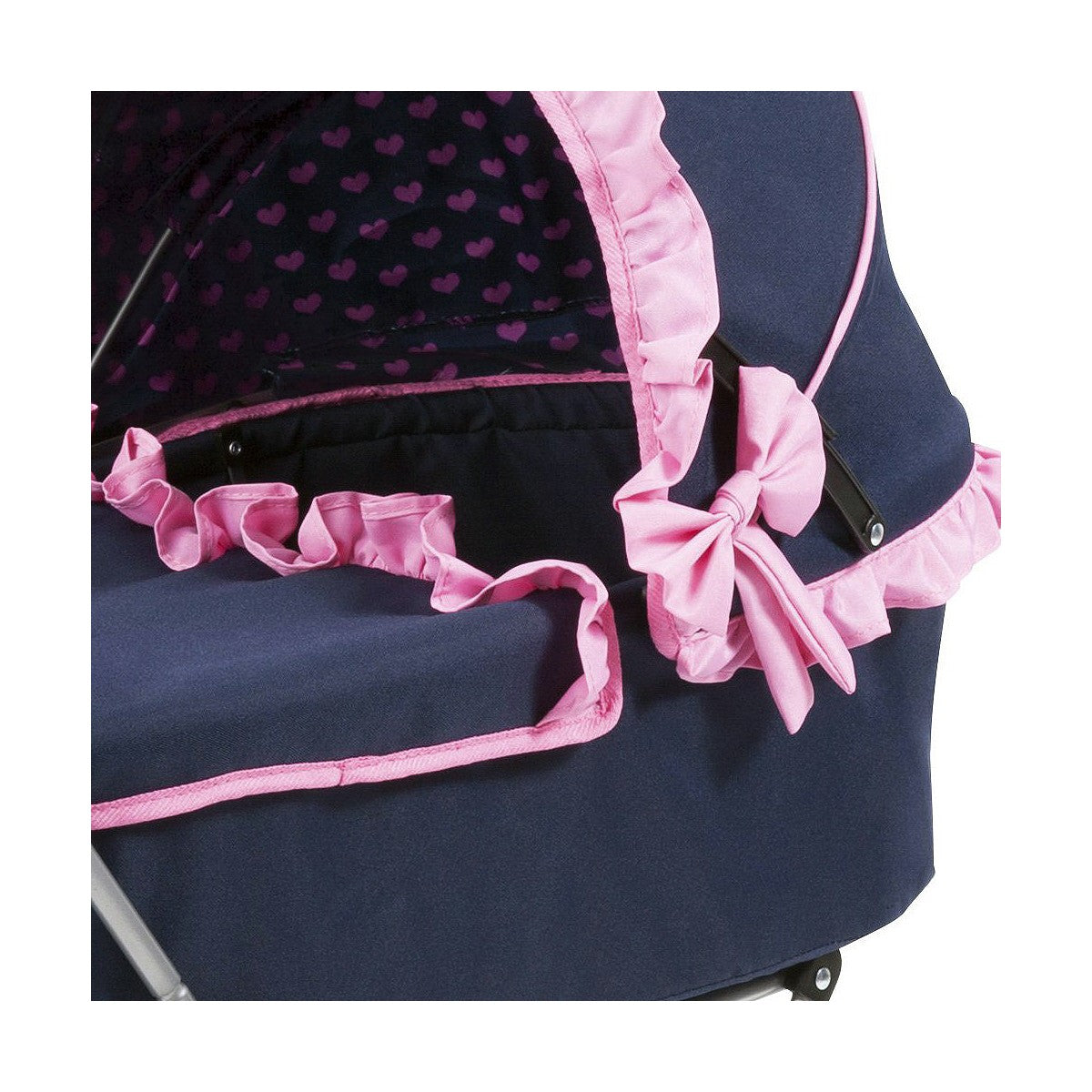 Cărucior pentru Păpuși Reig Dolls Pram Bleumarin 64 cm - Jucarii si jocuri, Păpuși și accesorii