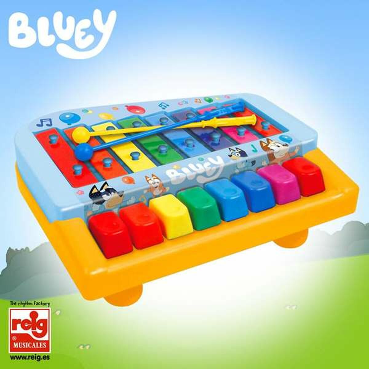 Xilofon Bluey Infantil Figură - Jucarii si jocuri, Instrumente muzicale pentru copii