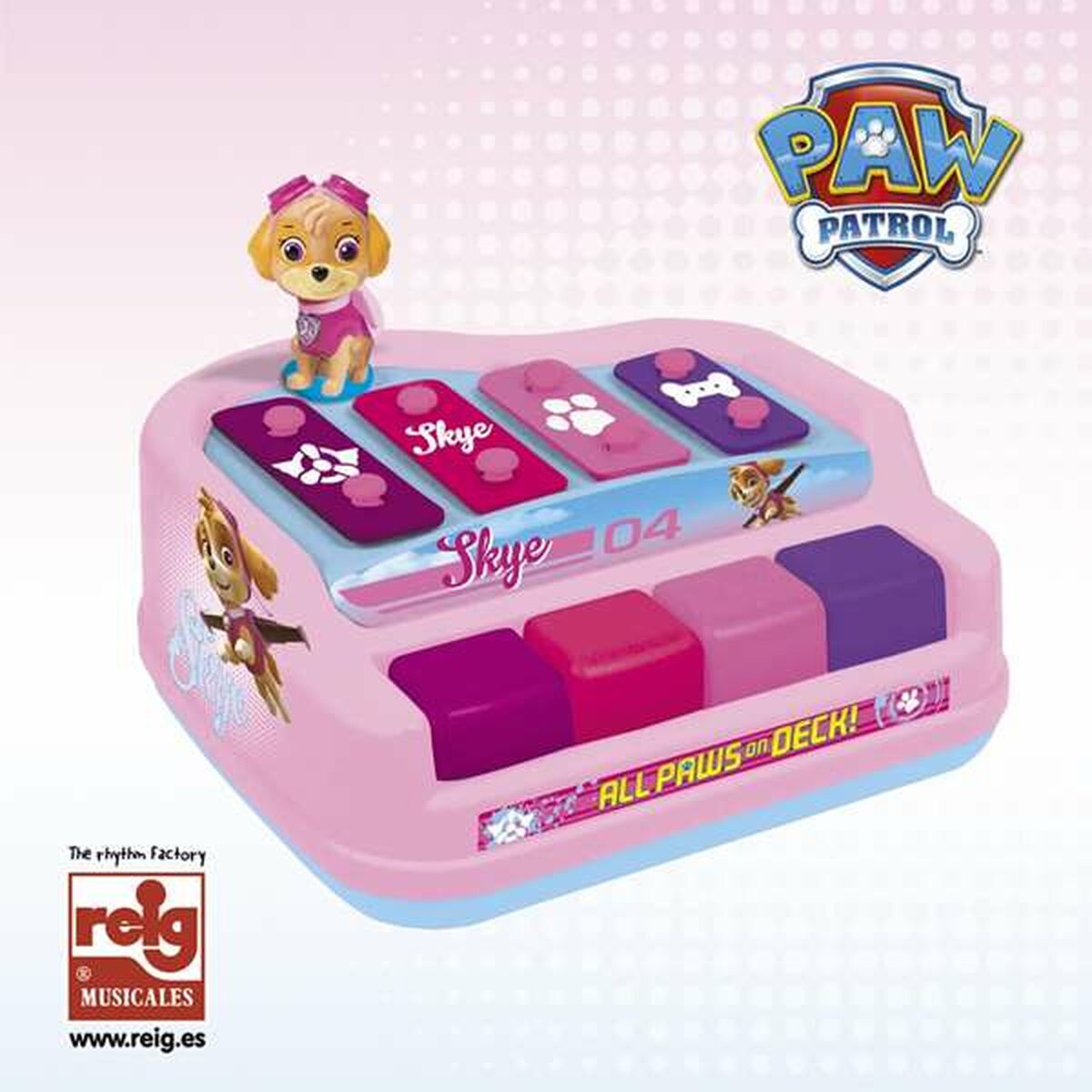 Xilofon The Paw Patrol Plastic Infantil 20 x 15 x 15 cm - Jucarii si jocuri, Instrumente muzicale pentru copii