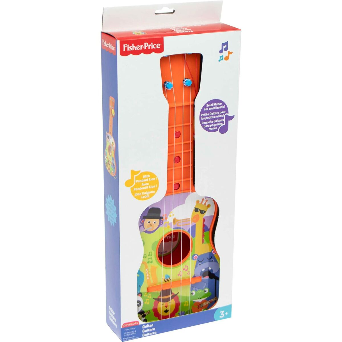 Chitară pentru Copii Fisher Price 2725 animale - Jucarii si jocuri, Instrumente muzicale pentru copii