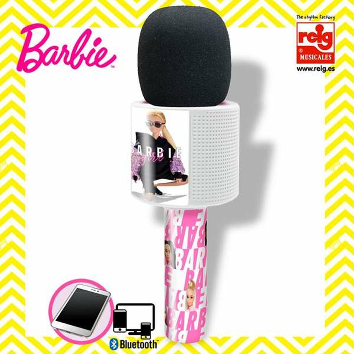 Microfon Karaoke Barbie - Bebelus, Jucăriile copilăriei timpurii
