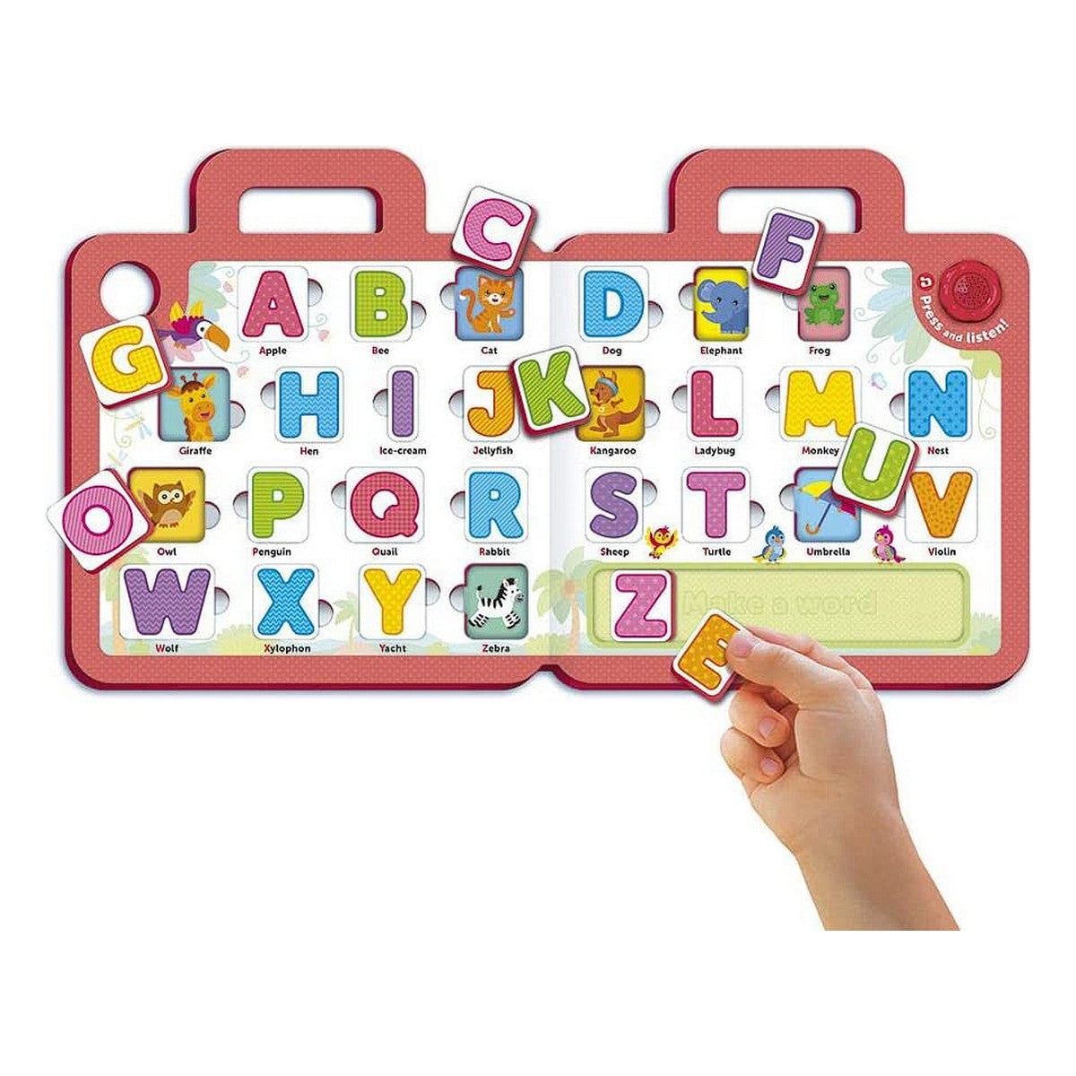 Puzzle pentru Copii Reig animale 26 Piese Instrucțional și educațional Alfabetul - Jucarii si jocuri, Puzzle-uri și puzzle-uri