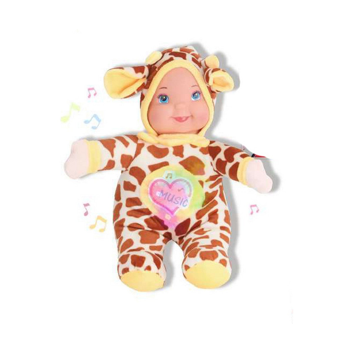 Păpușă bebeluș Reig Jucărie Muzicală din Pluș 35 cm Girafă - Jucarii si jocuri, Păpuși și accesorii