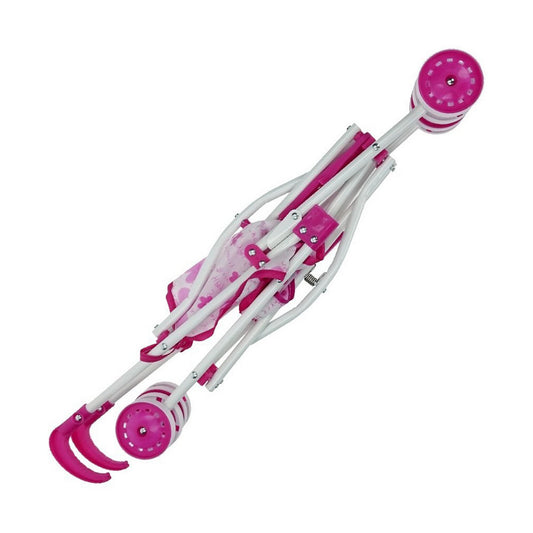 Cărucior pentru Păpuși Reig Pliabil Roz 25,5 x 41,5 x 55,5 cm - Jucarii si jocuri, Păpuși și accesorii