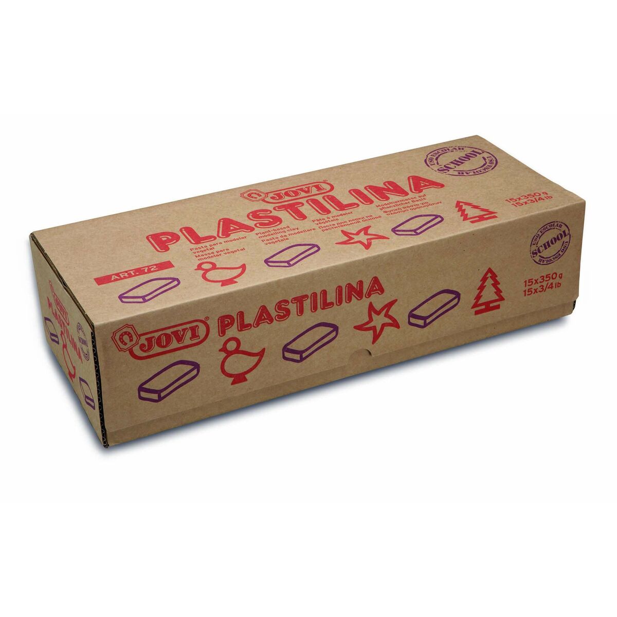 Plastilină Jovi Alb (15 Piese) - Jucarii si jocuri, Activități creative