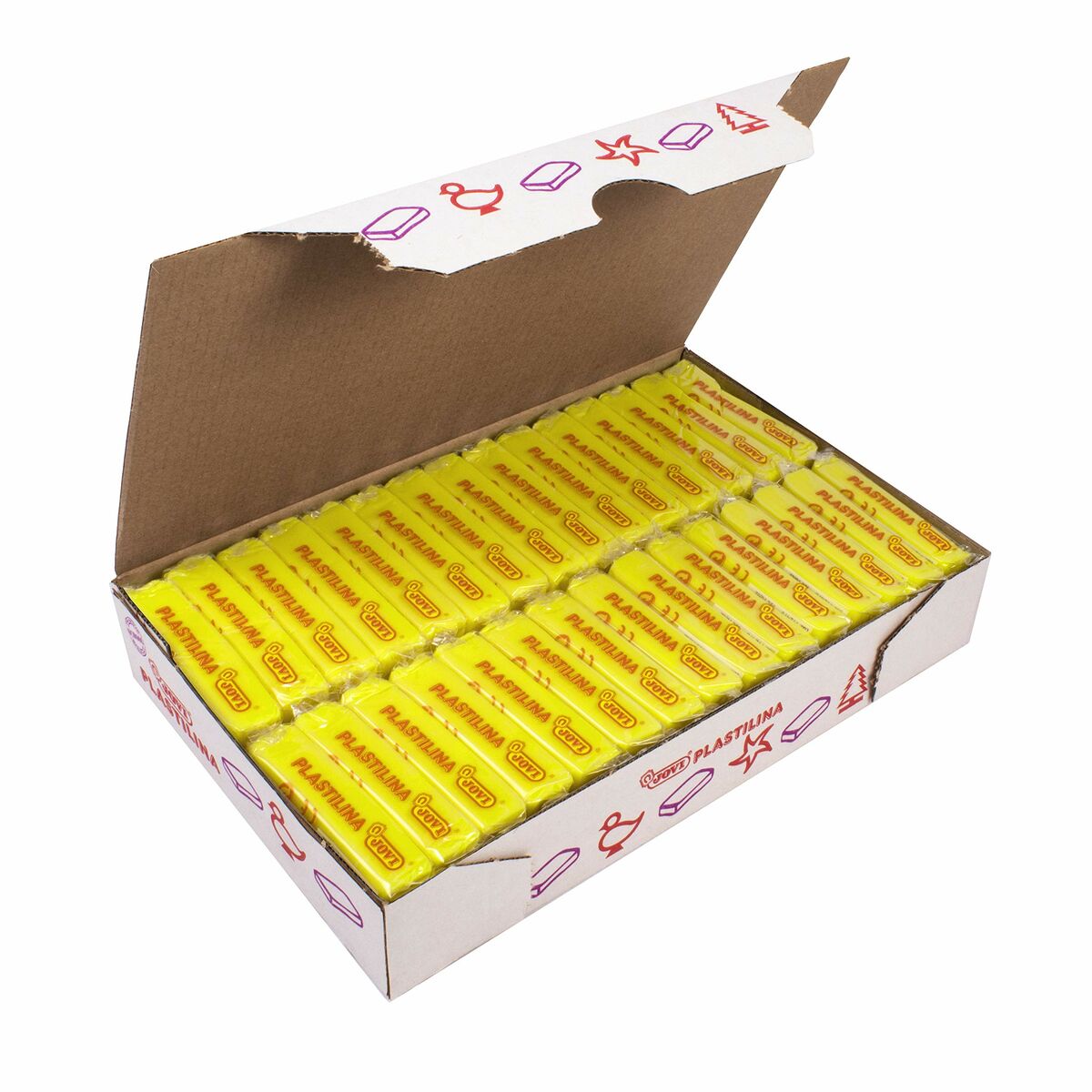 Plastilină Jovi Galben 50 g (30 Piese) - Jucarii si jocuri, Activități creative