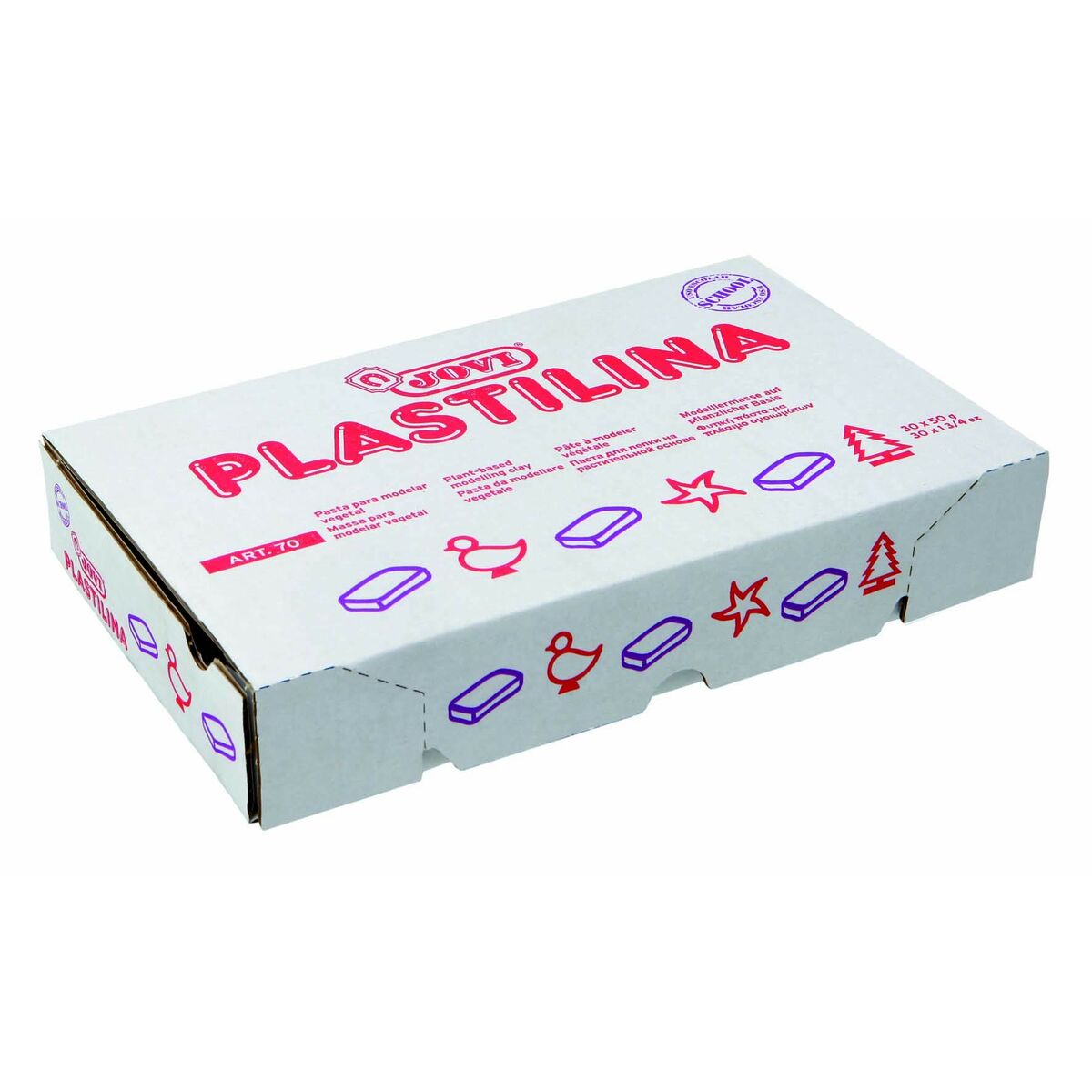 Plastilină Jovi Albastru 50 g (30 Piese) - Jucarii si jocuri, Activități creative