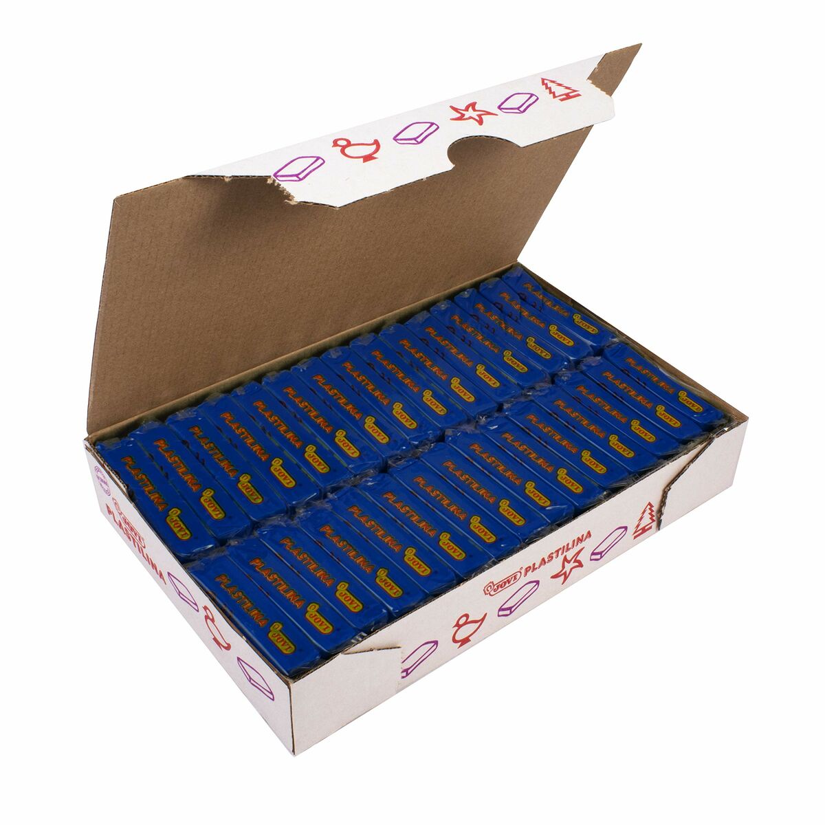 Plastilină Jovi Albastru închis 50 g (30 Piese) - Jucarii si jocuri, Activități creative