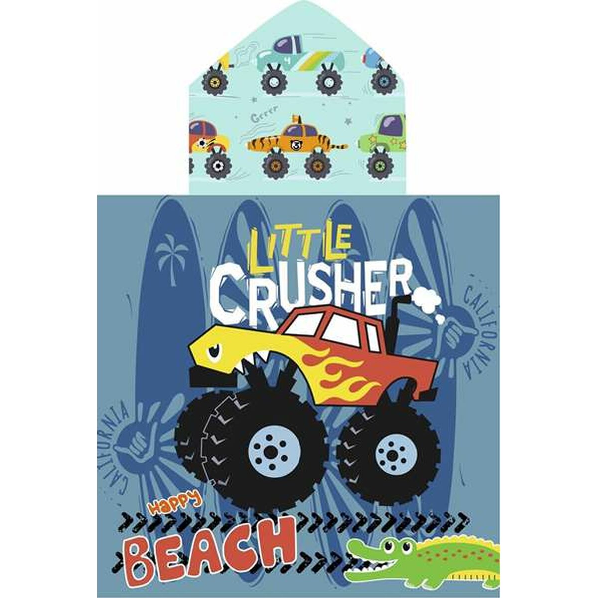 Prosop-Poncho cu Glugă Secaneta Crusher 60 x 120 cm - Acasă și bucătărie, Baie
