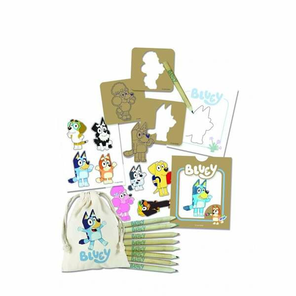 Set pentru desen Bluey - Jucarii si jocuri, Activități creative