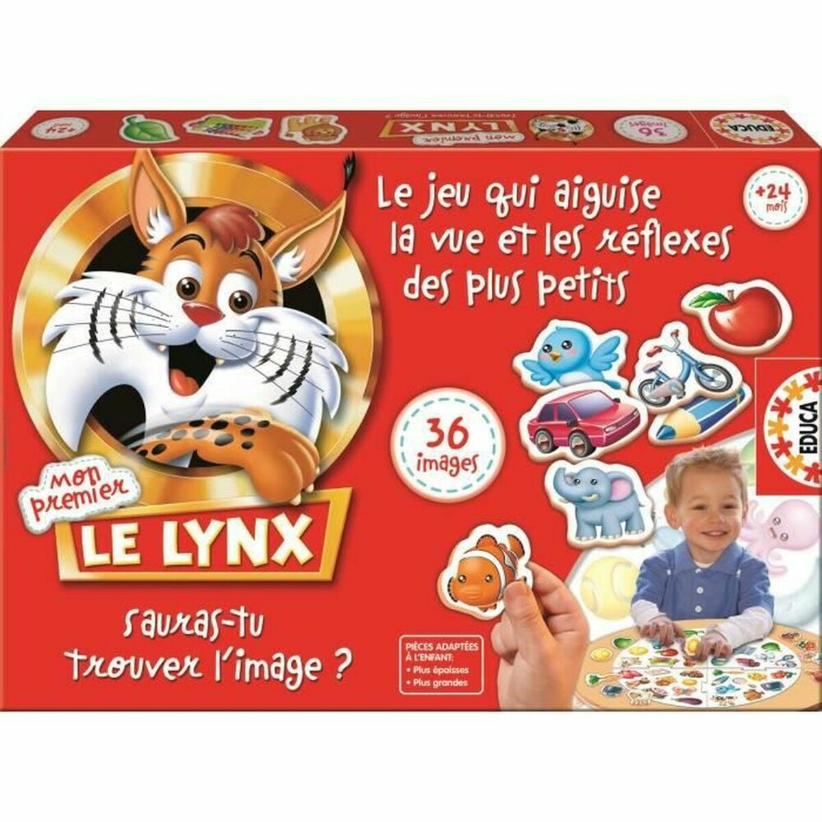 Joc Educativ Educa My First Lynx - 15492 (FR) - Jucarii si jocuri, Jocuri și accesorii