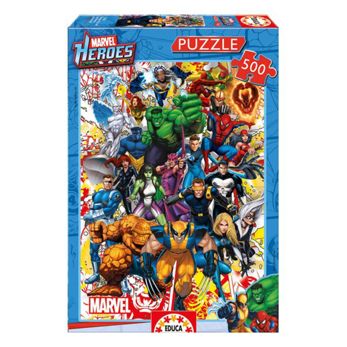 Puzzle Marvel Heroes Educa 500 Piese - Jucarii si jocuri, Puzzle-uri și puzzle-uri