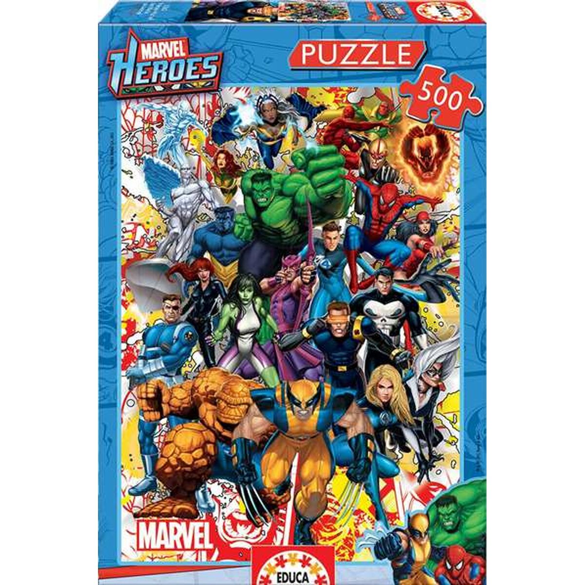 Puzzle Marvel Heroes Educa 500 Piese - Jucarii si jocuri, Puzzle-uri și puzzle-uri