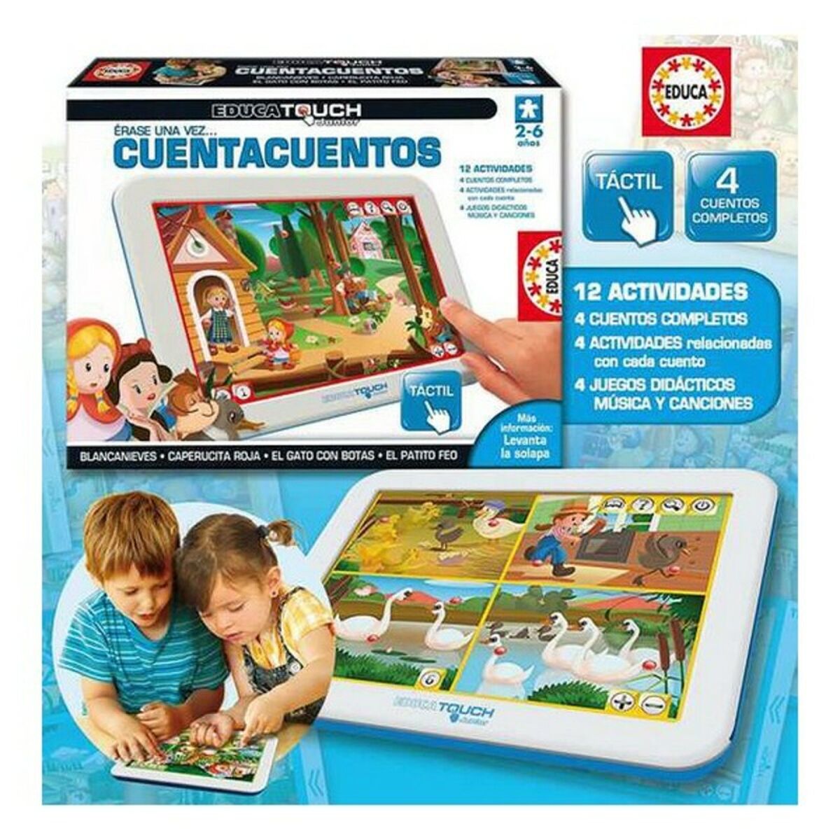 Tabletă Educativă Cuentacuentos Touch Educa (ES) - Jucarii si jocuri, Jucării electronice
