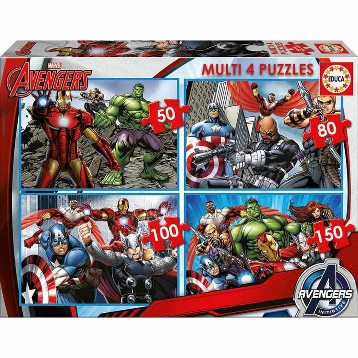 Puzzle Educa Avengers (380 pcs) - Jucarii si jocuri, Puzzle-uri și puzzle-uri