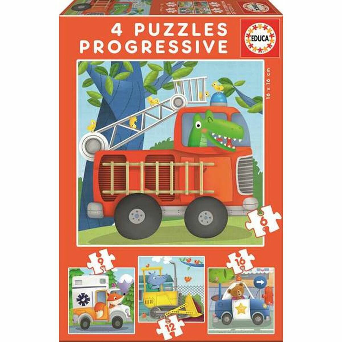 Puzzle Educa Patrol 6 Piese (43 pcs) - Jucarii si jocuri, Puzzle-uri și puzzle-uri