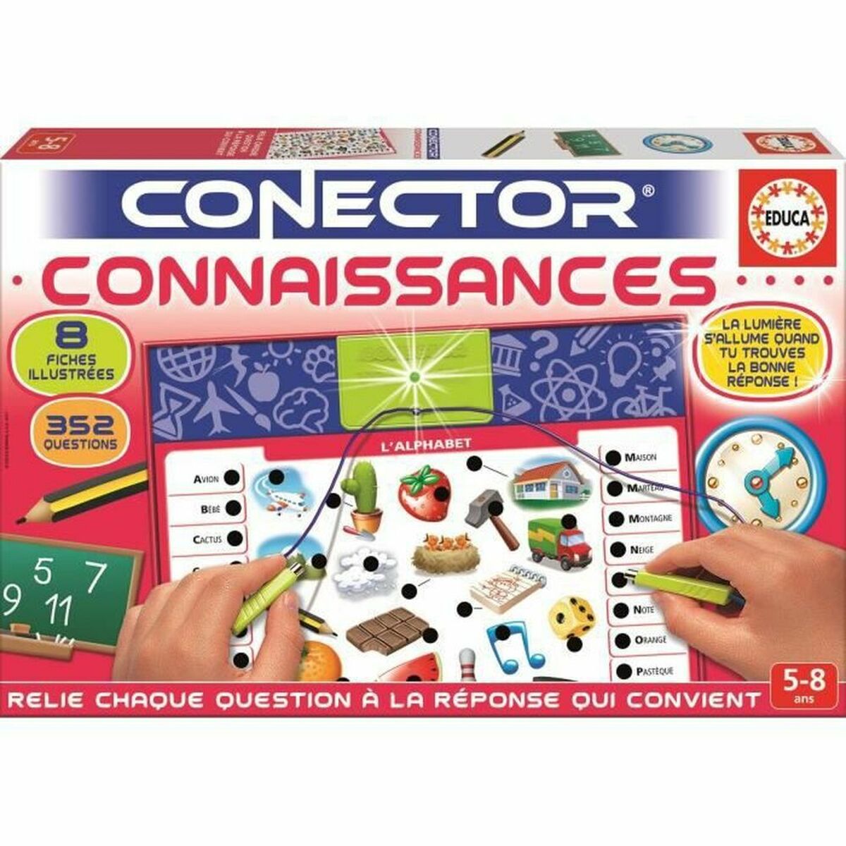 Joc de Masă Educa Connector Scientific Game (FR) (1 Piese) - Jucarii si jocuri, Jocuri și accesorii