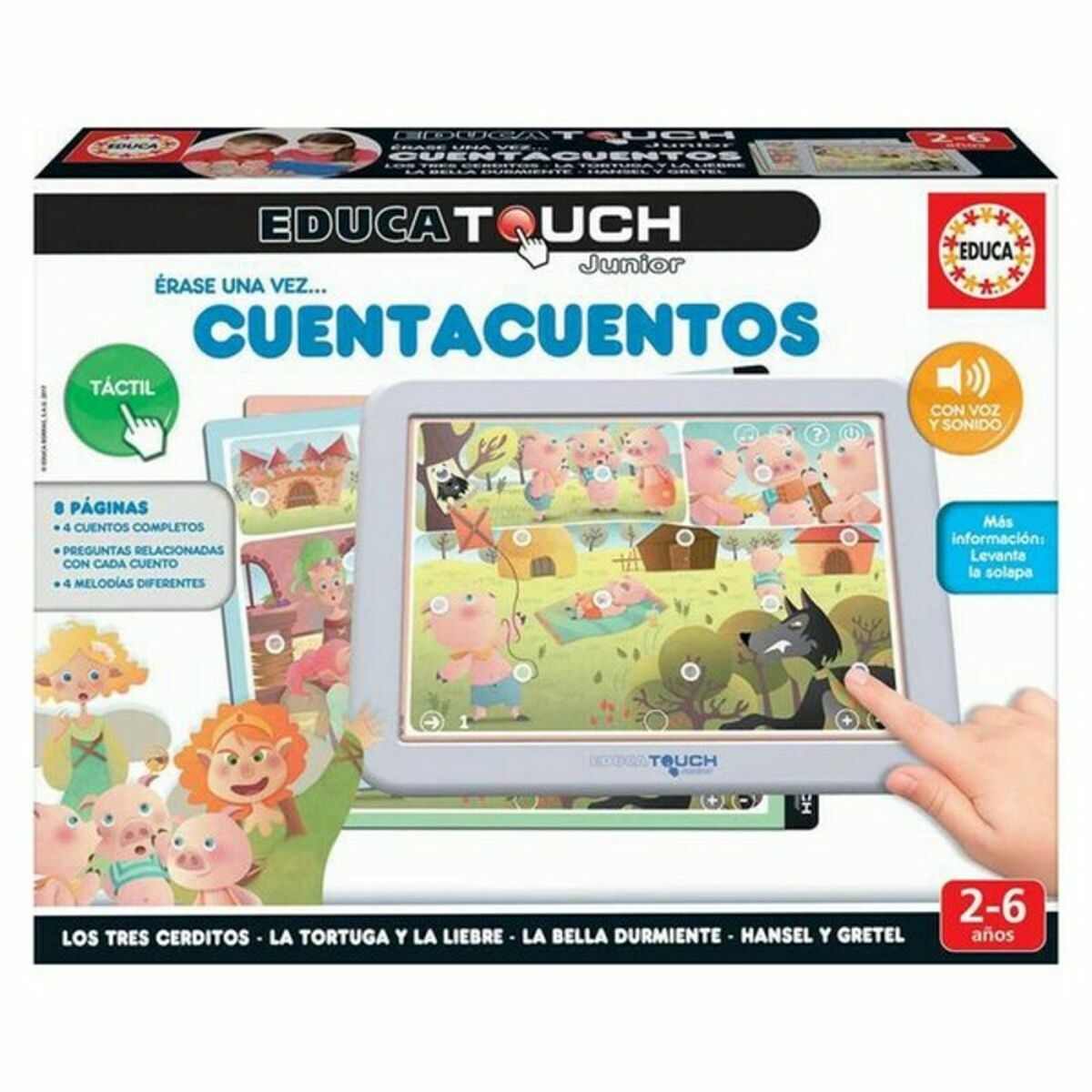 Povestitor Touch Junior Educa (ES) - Jucarii si jocuri, Jocuri și accesorii