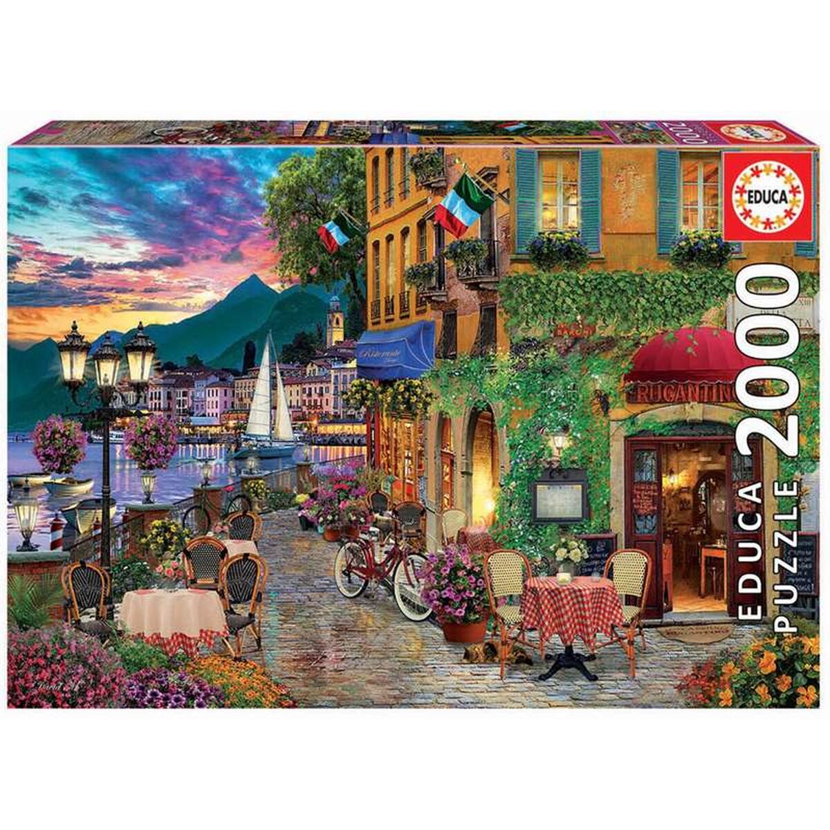 Puzzle Educa Italian Fascino 2000 Piese - Jucarii si jocuri, Puzzle-uri și puzzle-uri