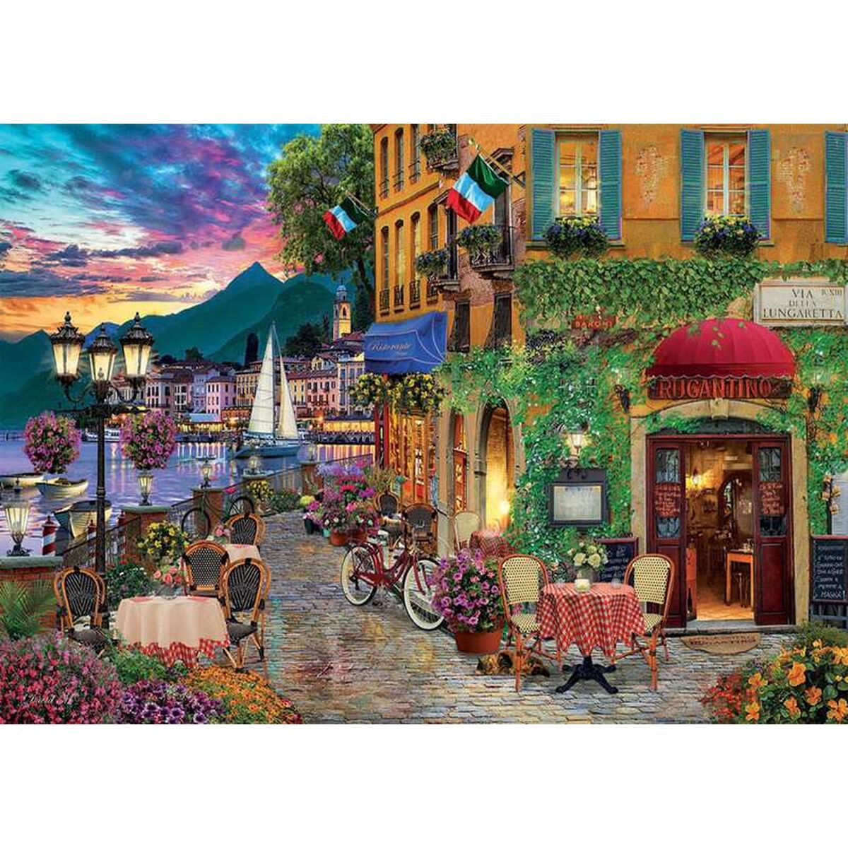Puzzle Educa Italian Fascino 2000 Piese - Jucarii si jocuri, Puzzle-uri și puzzle-uri