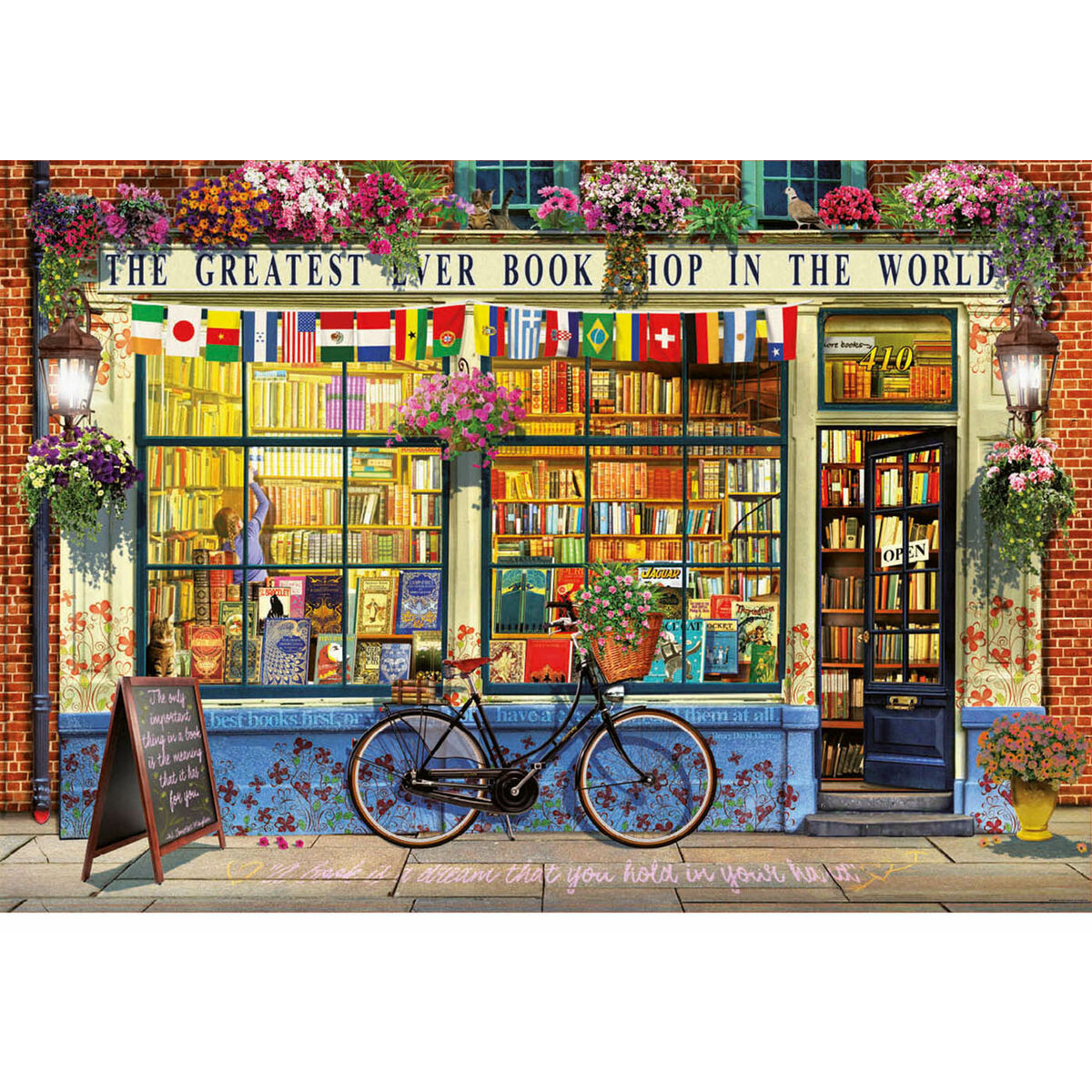 Puzzle Educa The Greatest Bookshop 5000 Piese - Jucarii si jocuri, Puzzle-uri și puzzle-uri