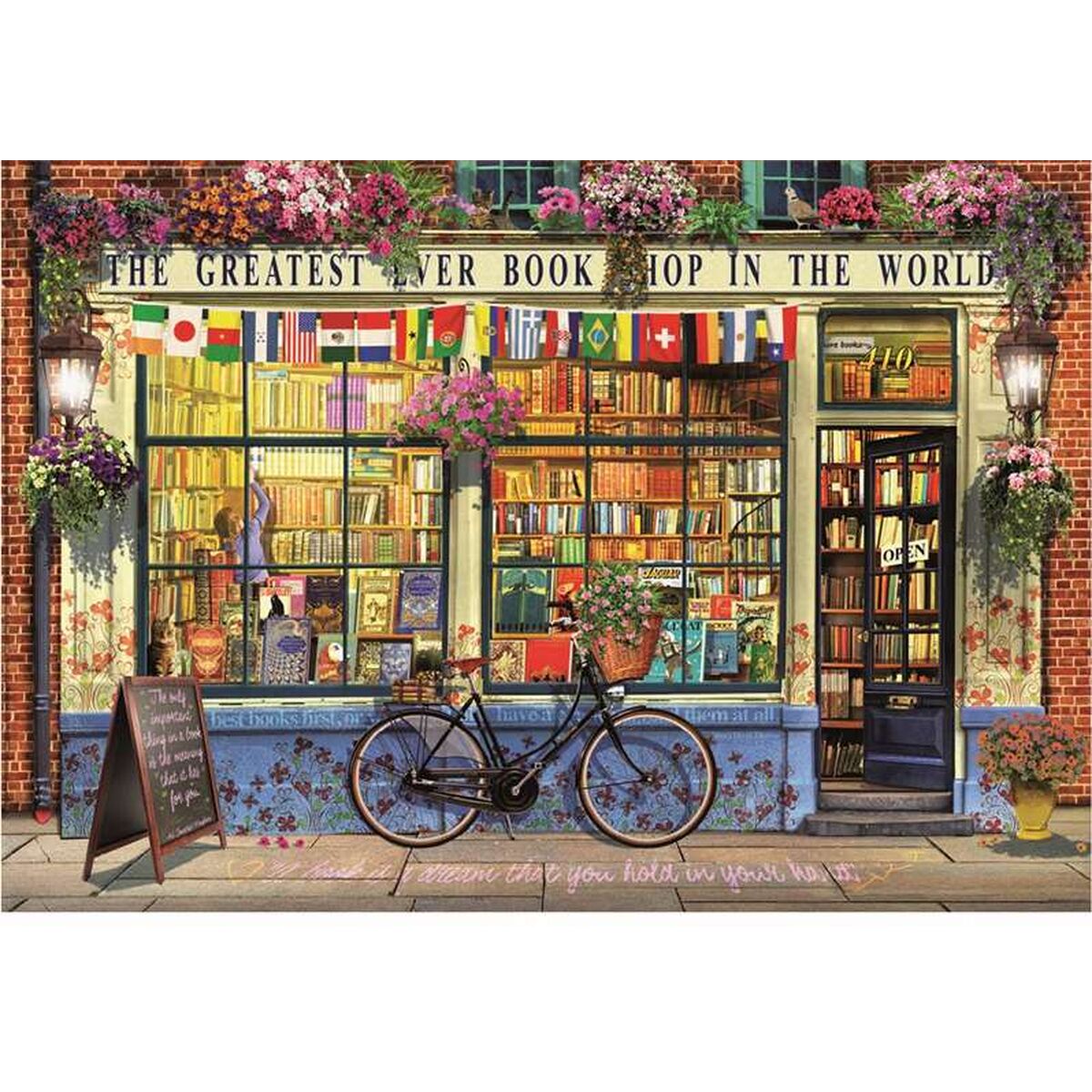 Puzzle Educa The Greatest Bookshop 5000 Piese - Jucarii si jocuri, Puzzle-uri și puzzle-uri