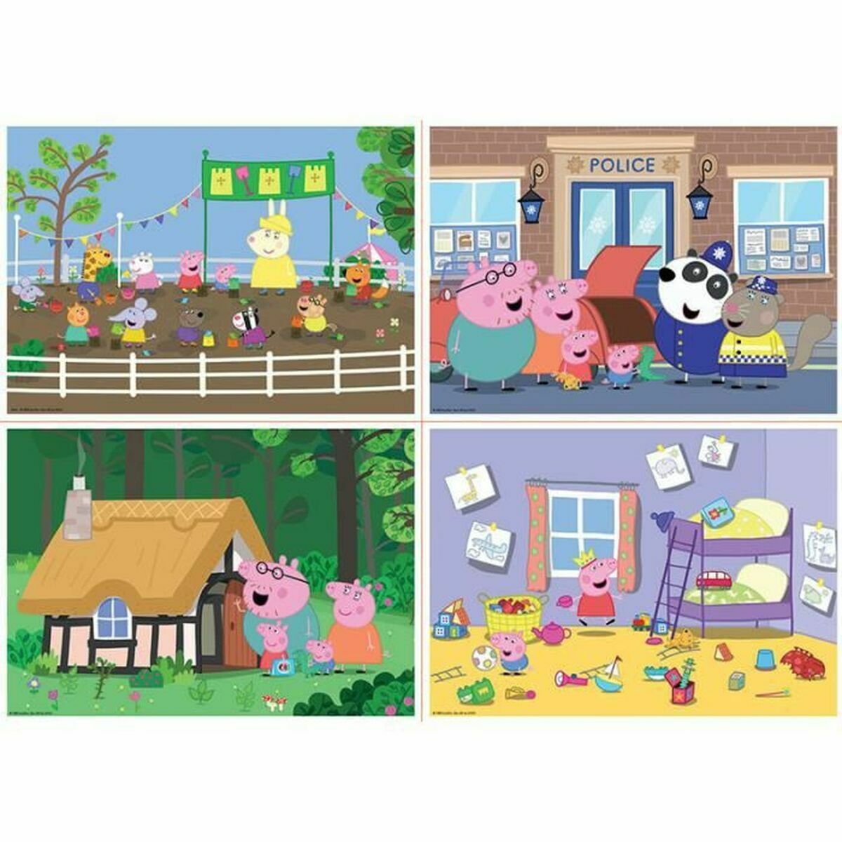 Puzzle Educativ 4 în 1 - Peppa Pig - Jucarii si jocuri, Puzzle-uri și puzzle-uri