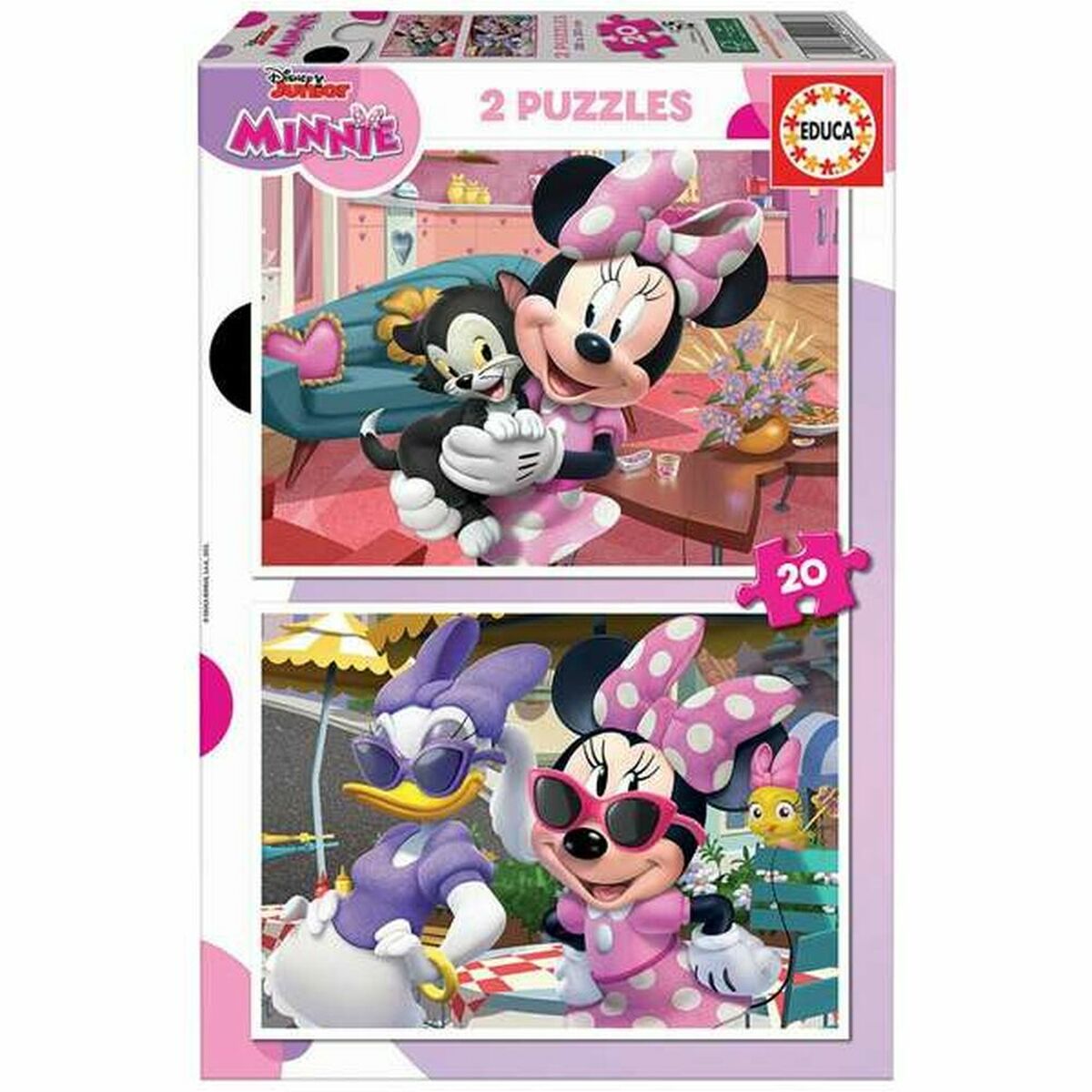 Puzzle Educa Minnie (2 x 20 pcs) - Jucarii si jocuri, Puzzle-uri și puzzle-uri