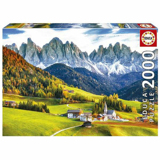 Puzzle Educa Autumn in the Dolomites 2000 Piese - Jucarii si jocuri, Puzzle-uri și puzzle-uri
