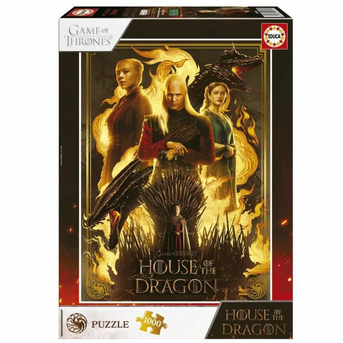 Puzzle Educa House of The Dragon 1000 Piese - Jucarii si jocuri, Puzzle-uri și puzzle-uri