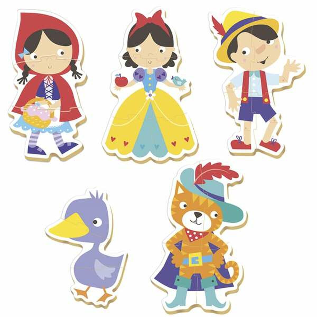 Puzzle pentru Copii Educa Folk Tales 5 Piese - Jucarii si jocuri, Puzzle-uri și puzzle-uri