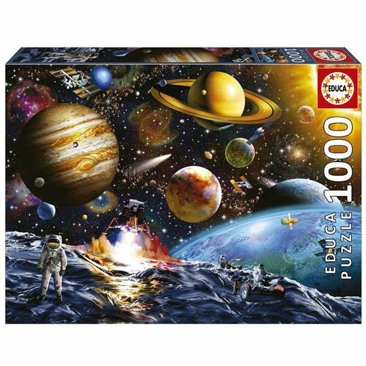 Puzzle Educa Planets 1000 Piese - Jucarii si jocuri, Puzzle-uri și puzzle-uri